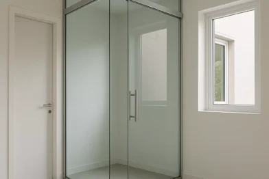 Fechamento de Área com Vidro