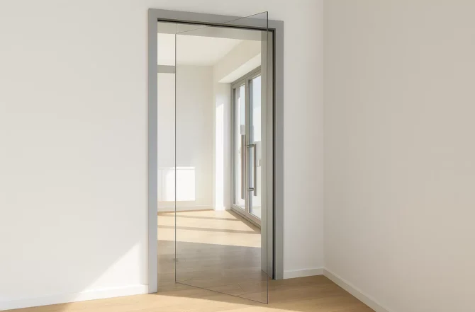 Porta de Vidro Articulada